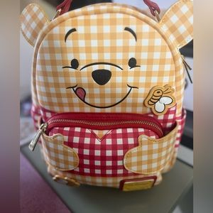 Winnie the Pooh Gingham Loungefly - Like New